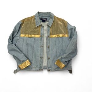 Vintage y2k L.A. Blues  Jean Jacket